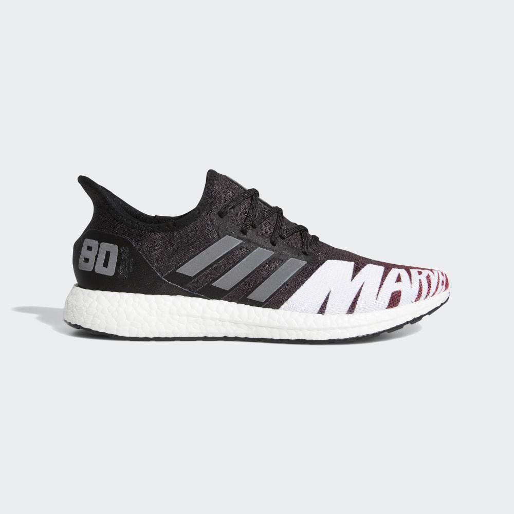 Adidas Men's SPEEDFACTORY AM4 Marvel 80 Vol. 1 Running Shoes Black/Silver Metal/Black Ireland FY3005